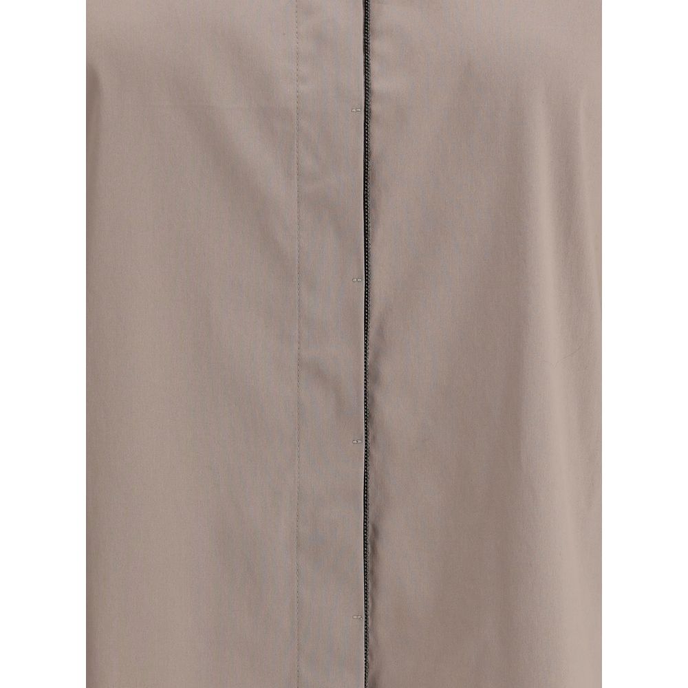 Camisa Brunello Cucinelli com enfeites