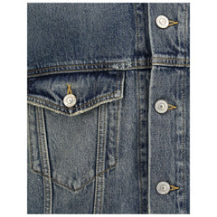 Jaqueta jeans com painéis Balenciaga