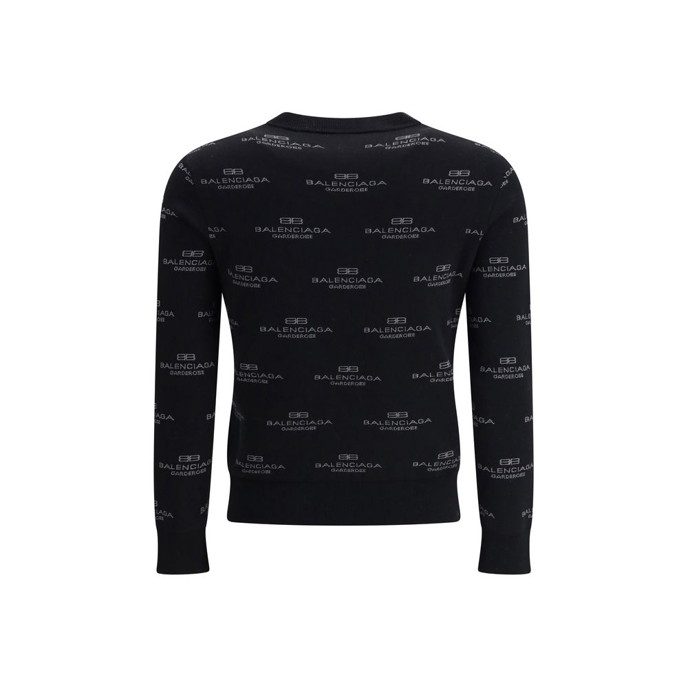 Suéter Balenciaga com logotipo completo