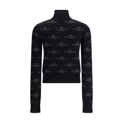 Cardigan com logotipo Balenciaga