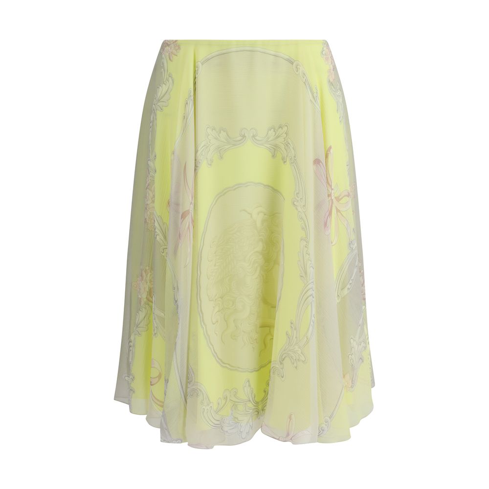 Saia midi Medusa da Versace