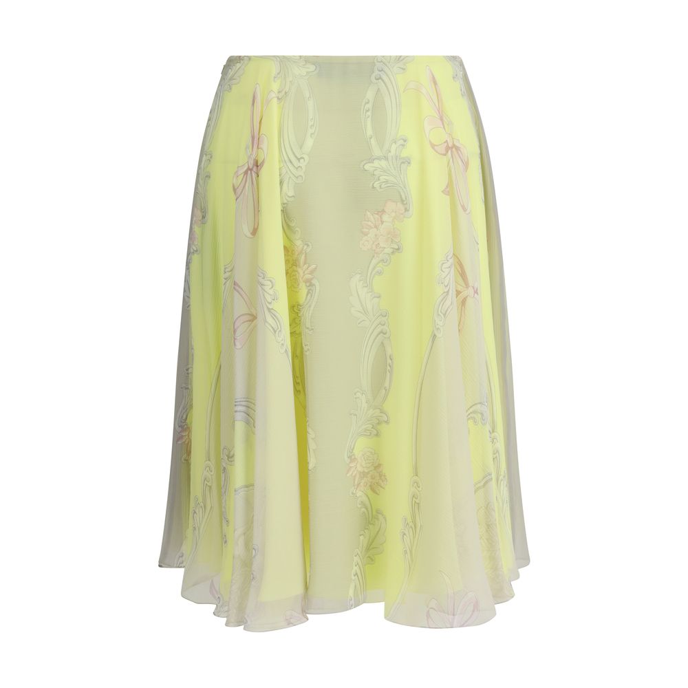 Saia midi Medusa da Versace