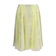 Saia midi Medusa da Versace