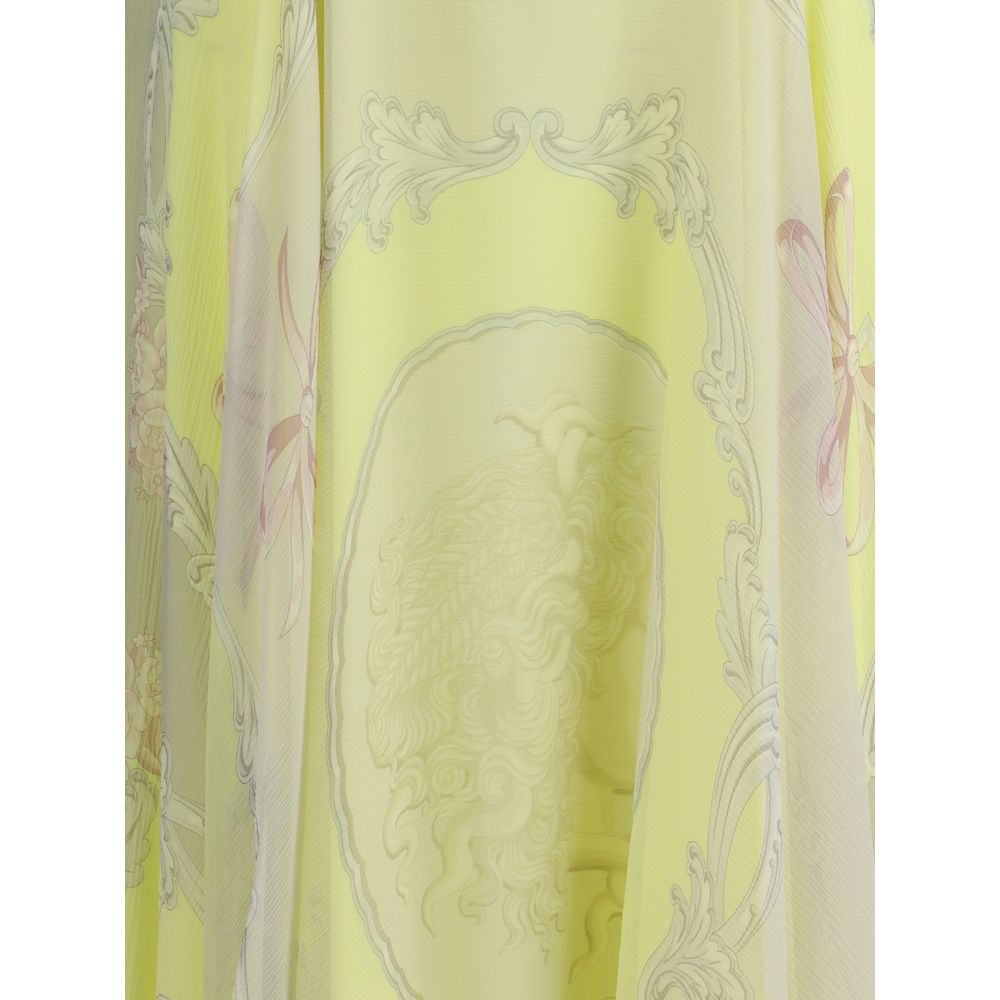 Saia midi Medusa da Versace
