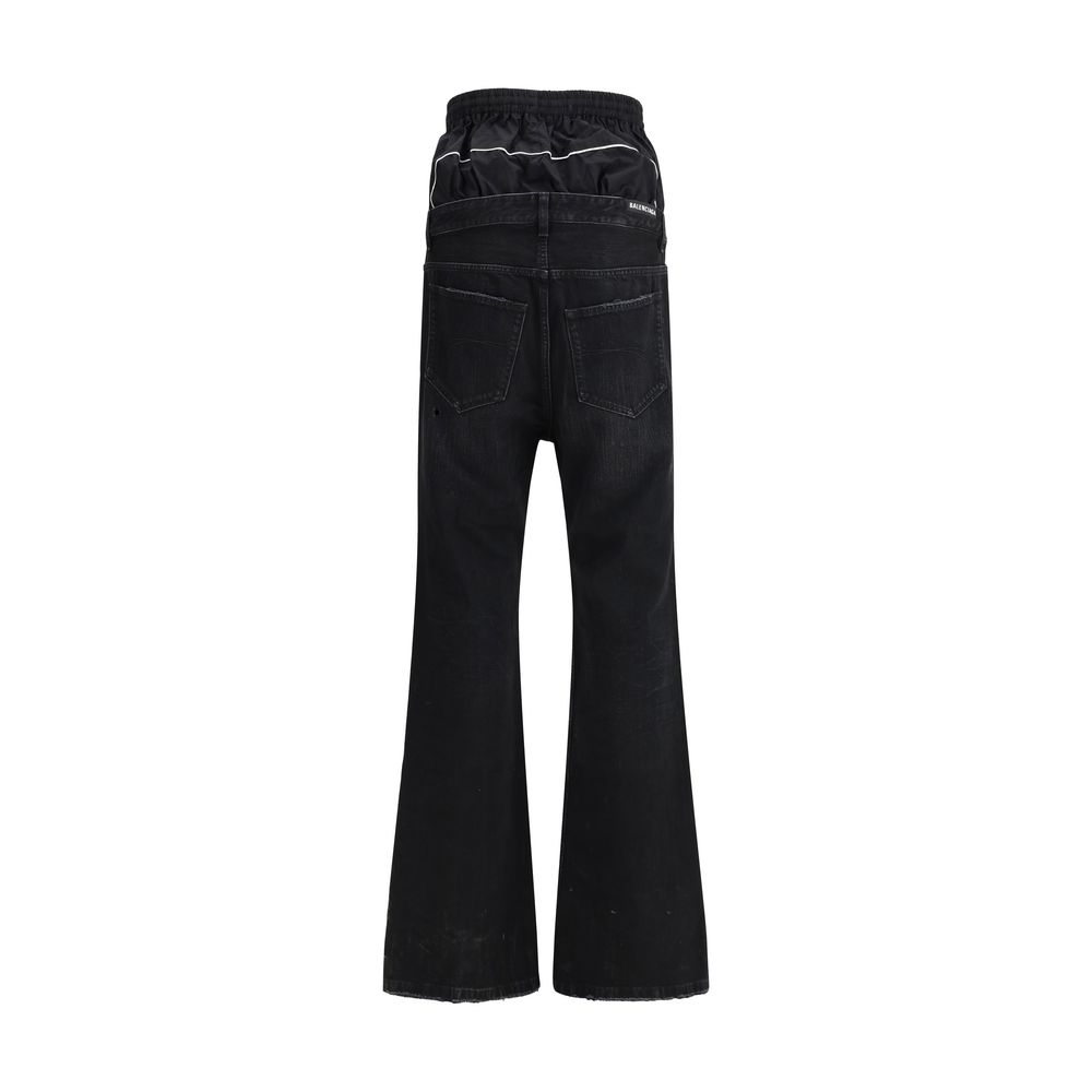 Calça jeans em camadas Balenciaga
