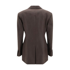 Jaqueta Blazer de Linho Brunello Cucinelli