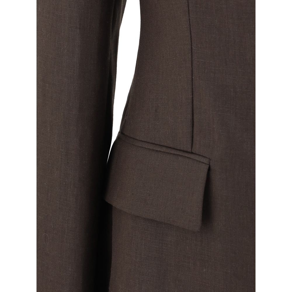 Jaqueta Blazer de Linho Brunello Cucinelli
