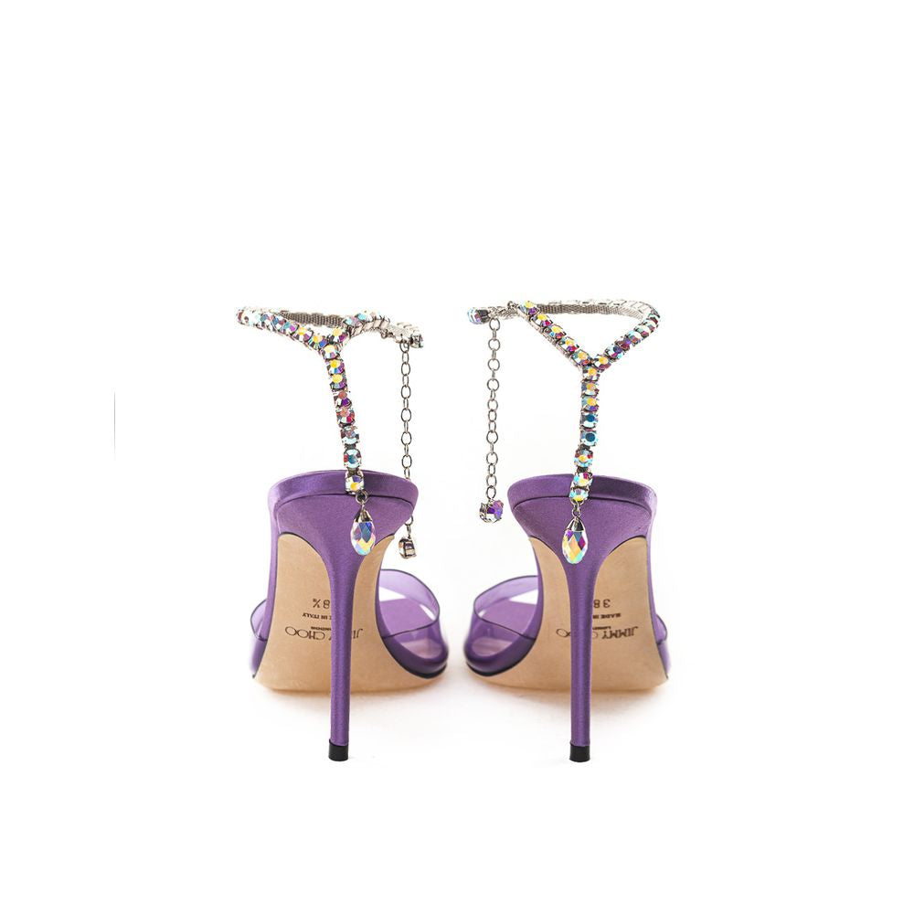 Sandália Raso Roxa Jimmy Choo