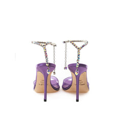 Sandália Raso Roxa Jimmy Choo