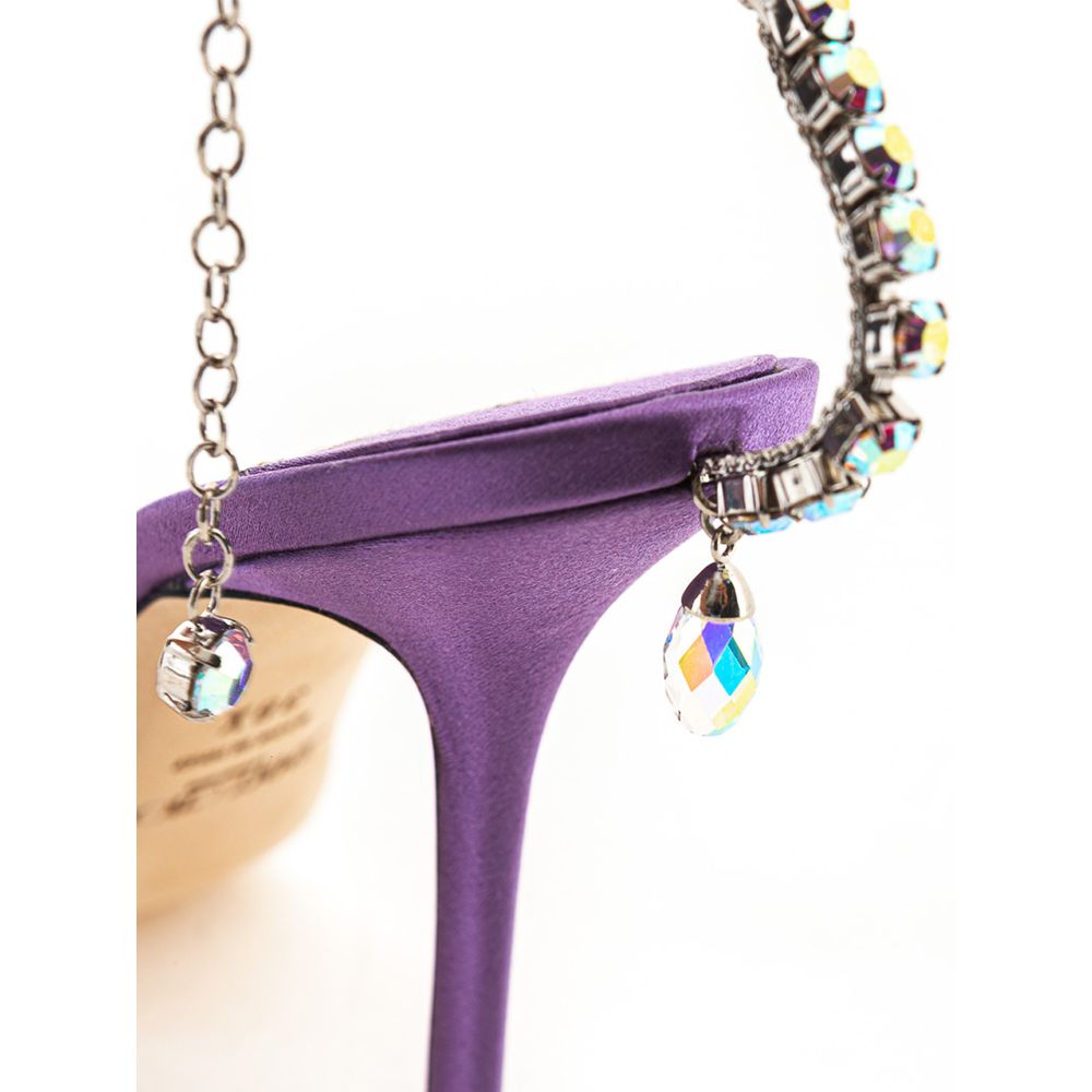 Sandália Raso Roxa Jimmy Choo
