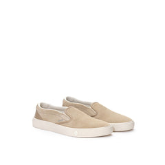 Tênis de couro bege Dior