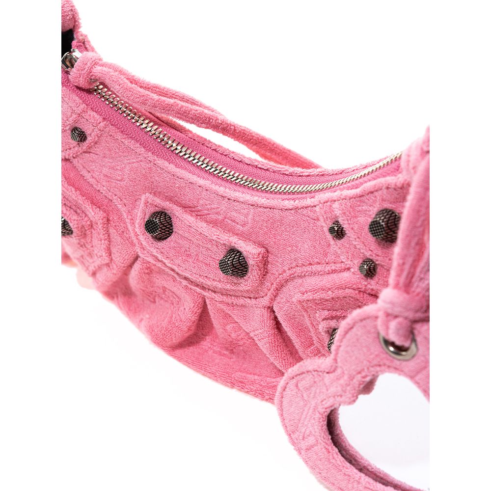 Balenciaga Bolsa Tote Rosa Algodão Doce Elegante para um Estilo Sofisticado