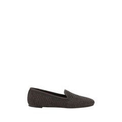 Brunello Cucinelli Mocassins de ráfia