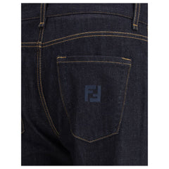 Calça jeans reta Fendi