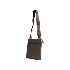 Bolsa de couro verde Hugo Boss