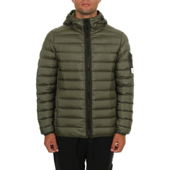 Jaqueta de Nylon Verde Stone Island
