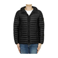 Jaqueta de Nylon Preta Stone Island
