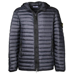 Jaqueta de Nylon Azul Stone Island
