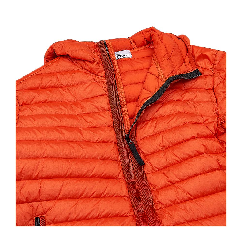 Jaqueta de Nylon Laranja Stone Island