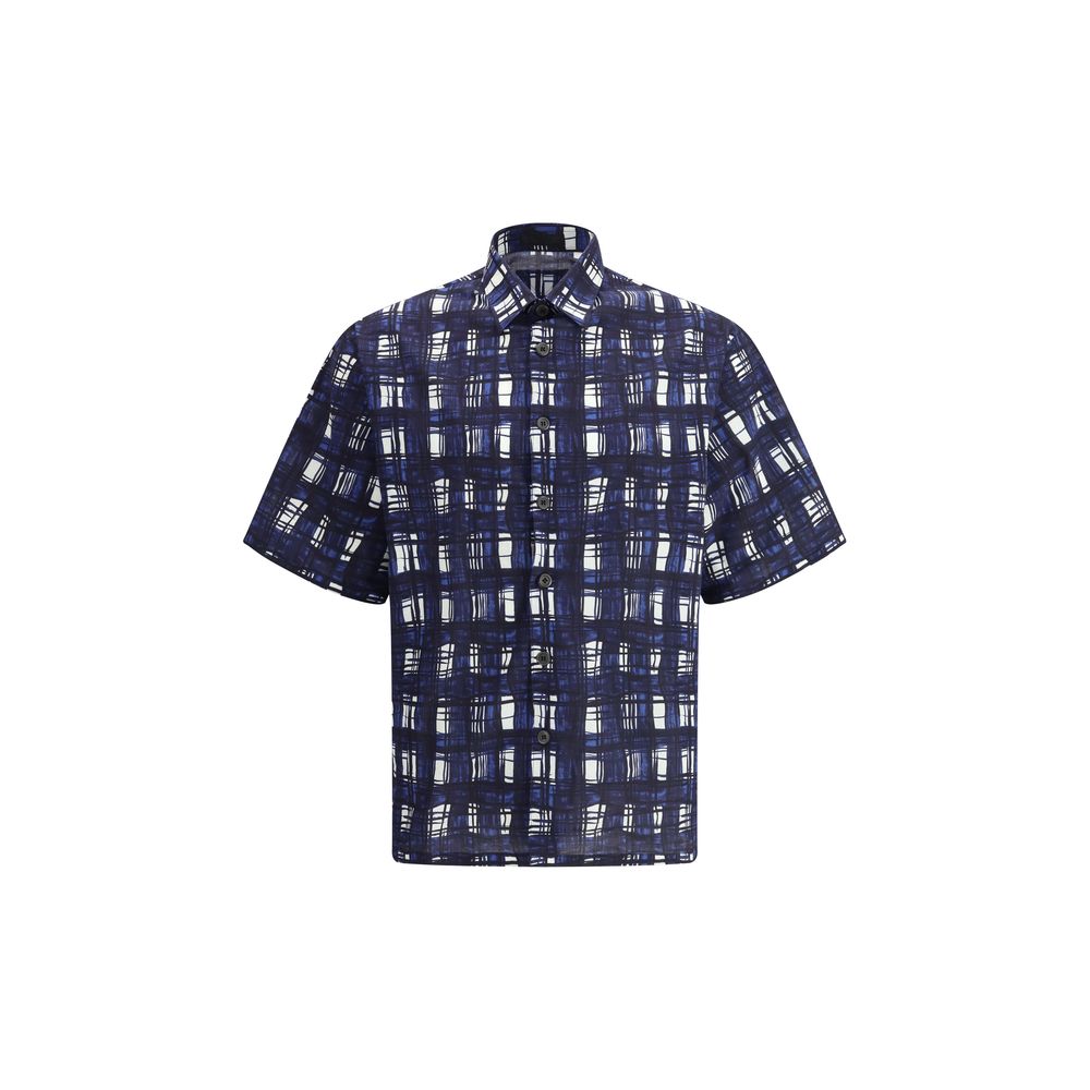 Camisa Prada Madras com padrão xadrez