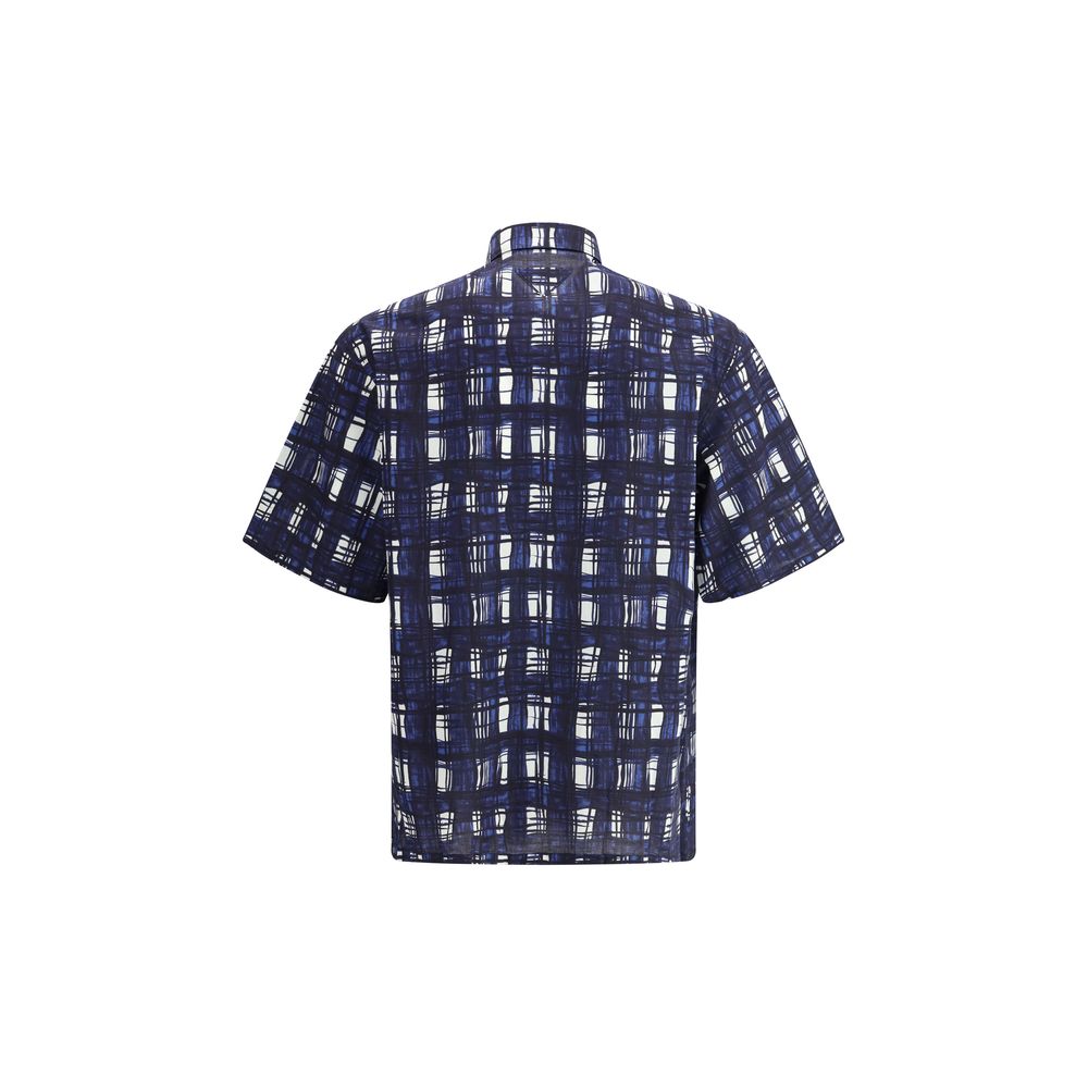 Camisa Prada Madras com padrão xadrez