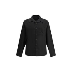 Camisa Prada de linho preta