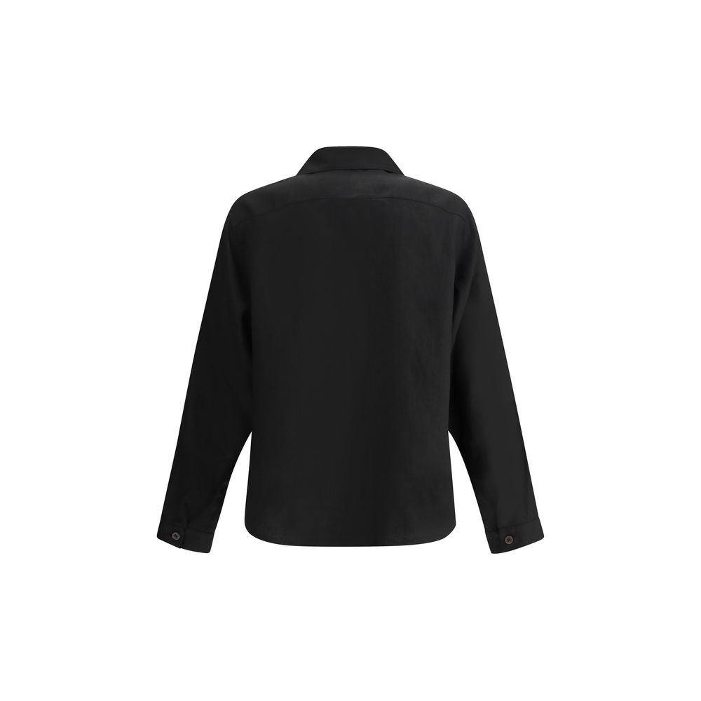 Camisa Prada de linho preta
