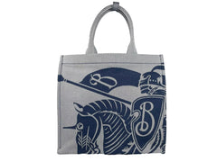 Bolsa tote de lona Burberry EKD azul marinho com porta-moedas