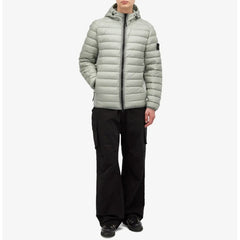 Jaqueta de Nylon Cinza Stone Island