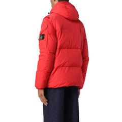 Jaqueta de Nylon Vermelha Stone Island