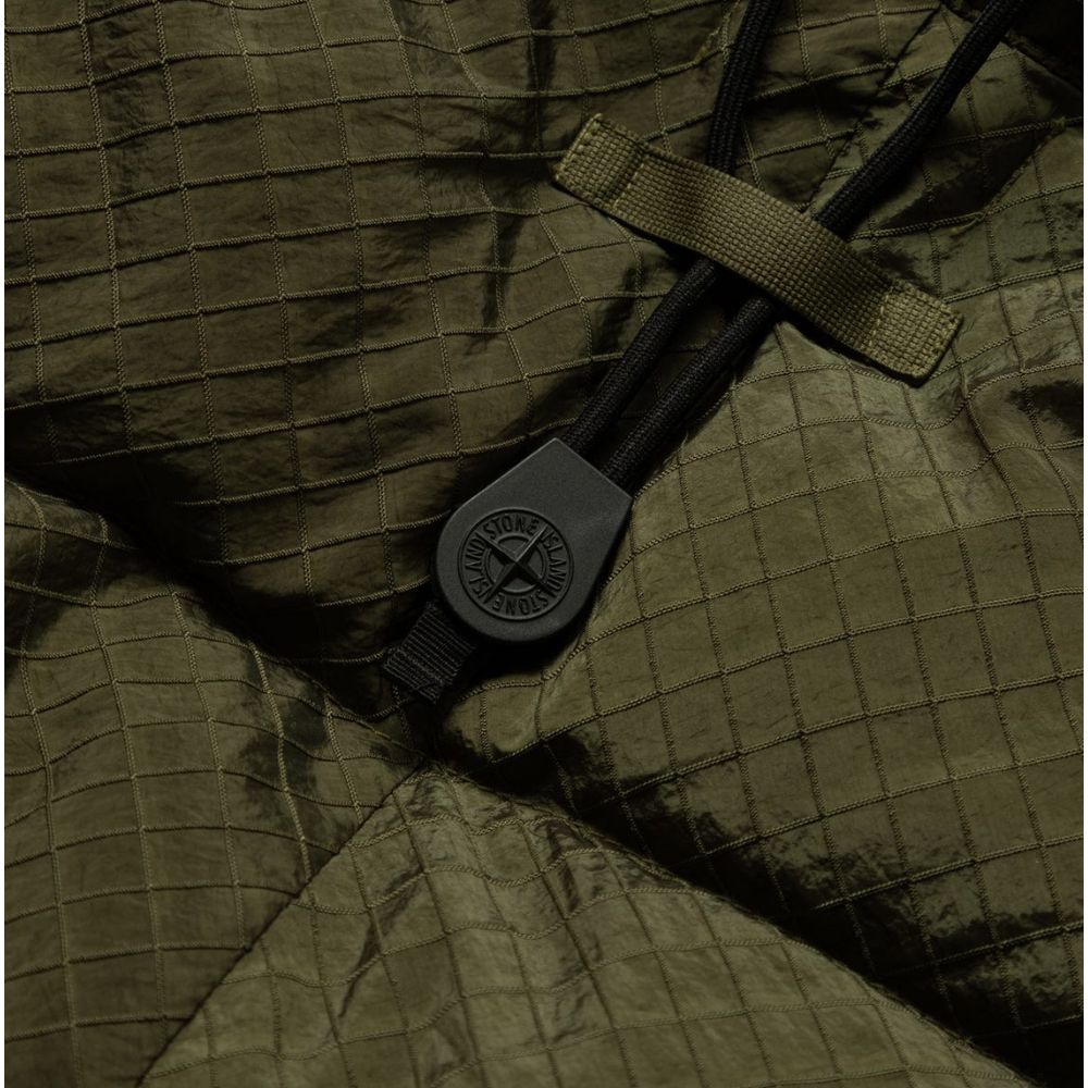 Jaqueta de Nylon Verde Stone Island