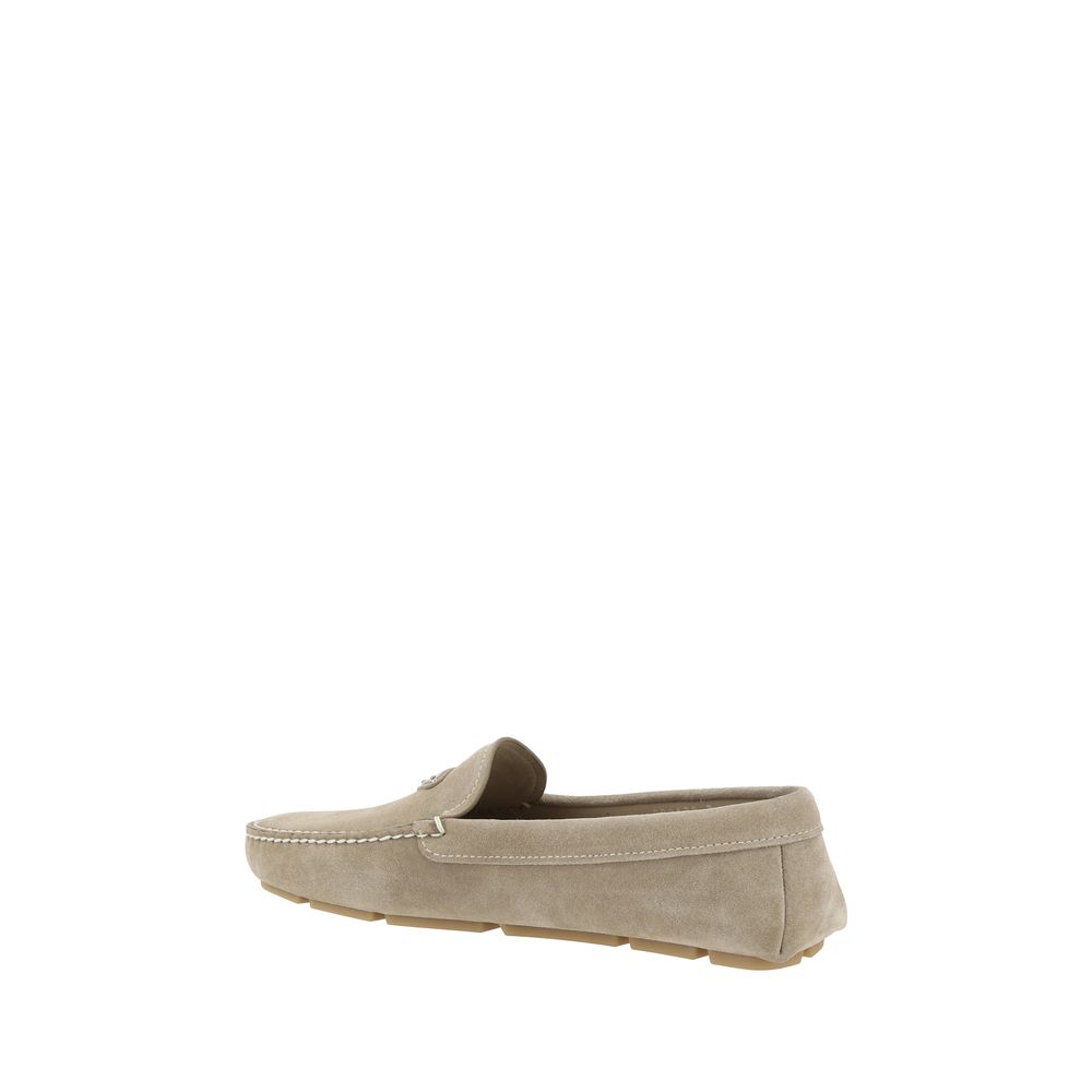 Mocassins de camurça Prada