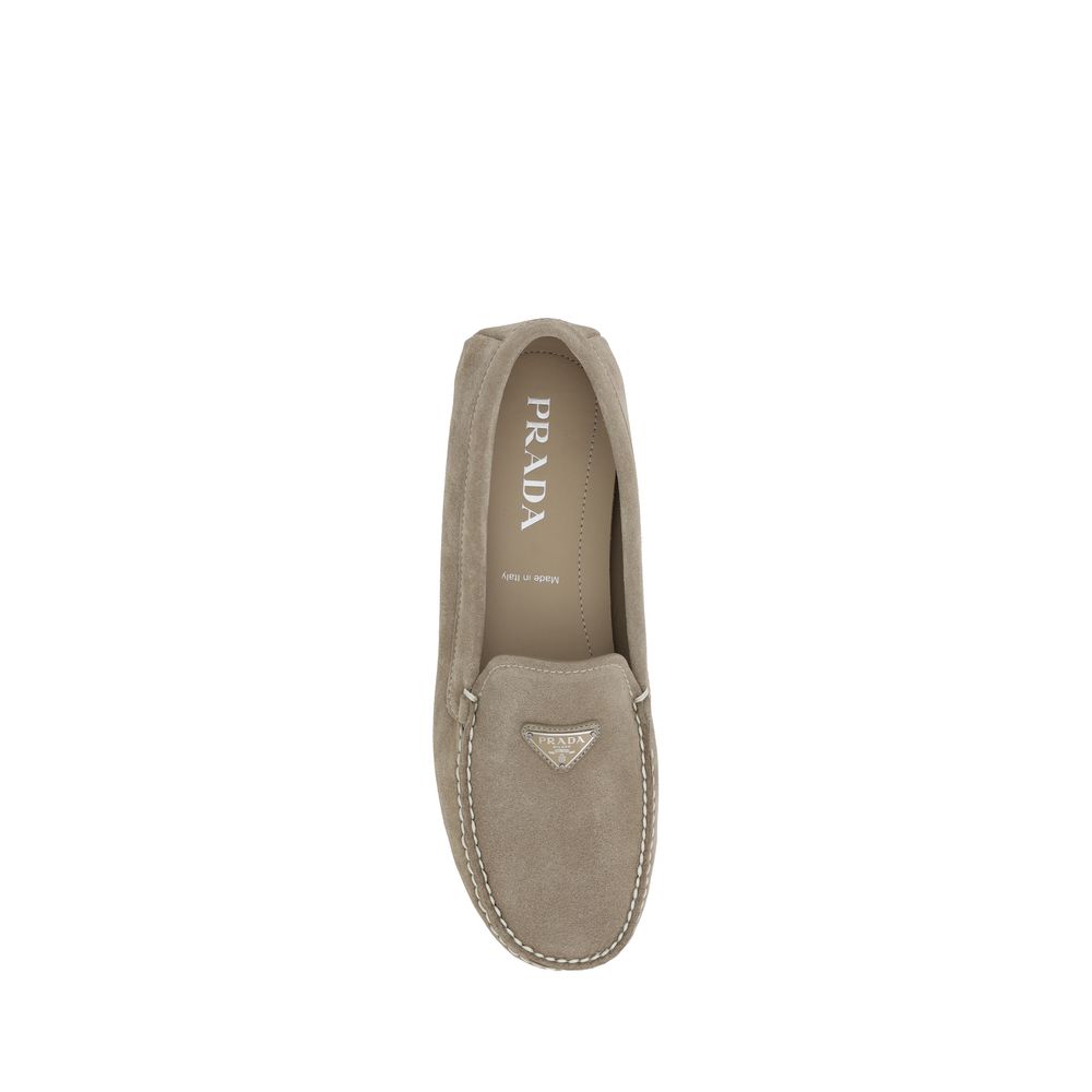 Mocassins de camurça Prada