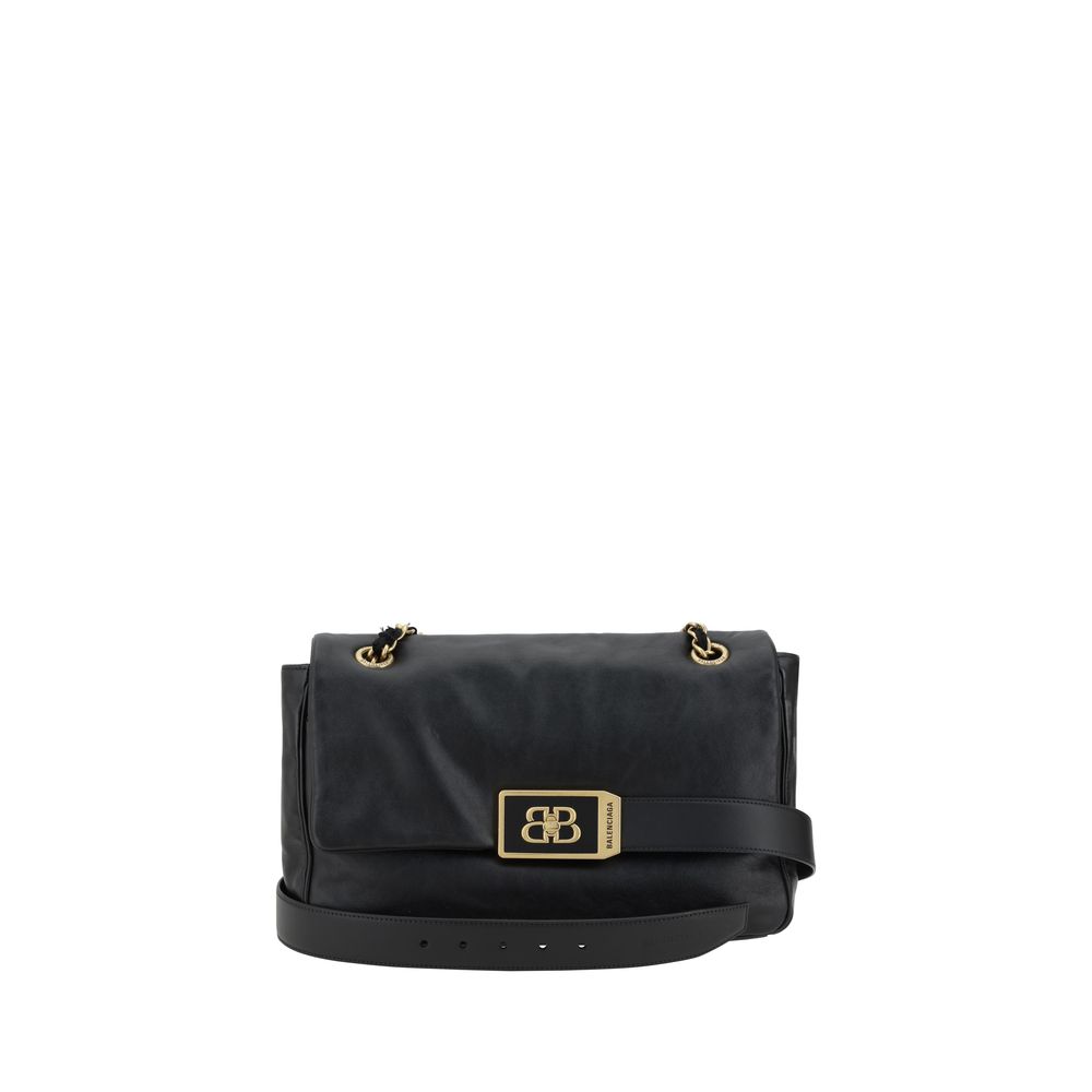 Bolsa de ombro com aba Balenciaga Modu