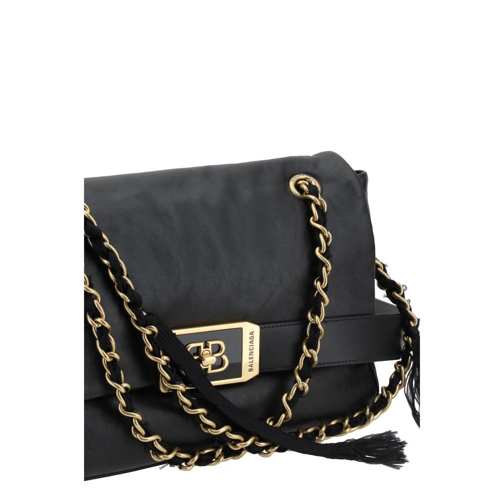 Bolsa de ombro com aba Balenciaga Modu