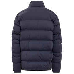 Jaqueta de Nylon Azul Stone Island