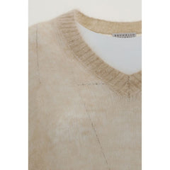 Suéter de lã mohair Brunello Cucinelli