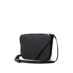 Bolsa de ombro Bottega Veneta em couro preto
