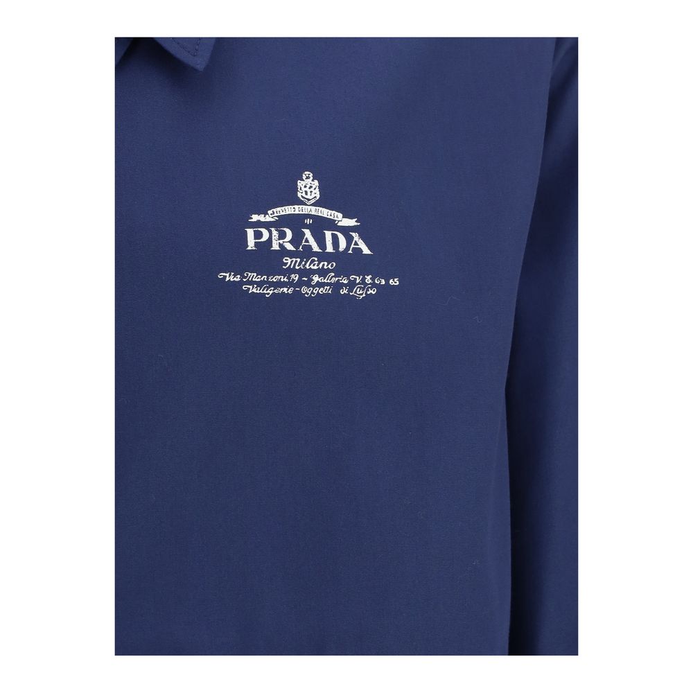 Jaqueta com logotipo da Prada