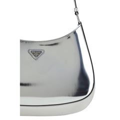 Bolsa de ombro Prada em couro patenteado