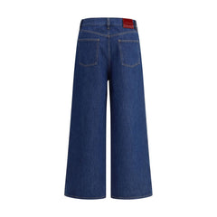 Calça jeans larga Gucci