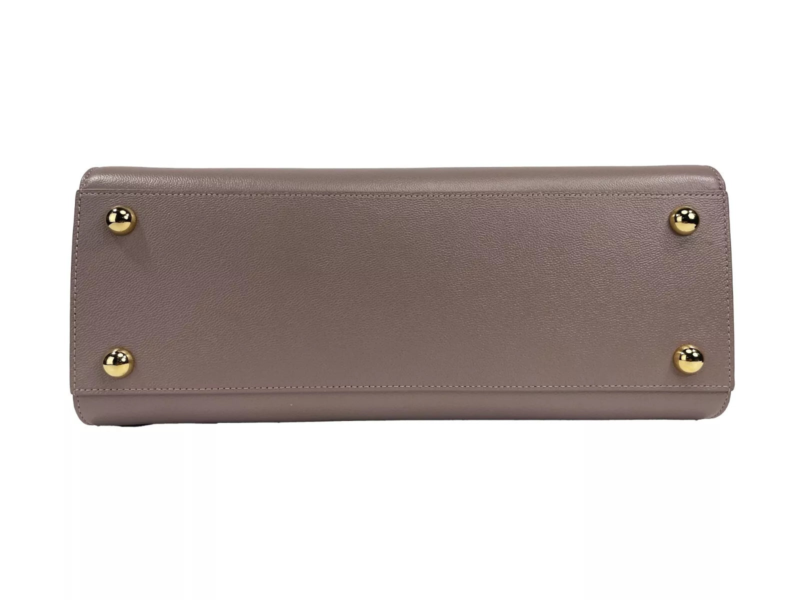 Bolsa tote pequena de couro Banwell da Burberry, cinza, vison