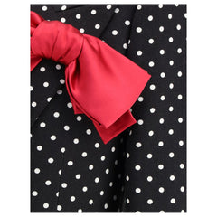 Blazer Valentino de bolinhas e abotoamento simples