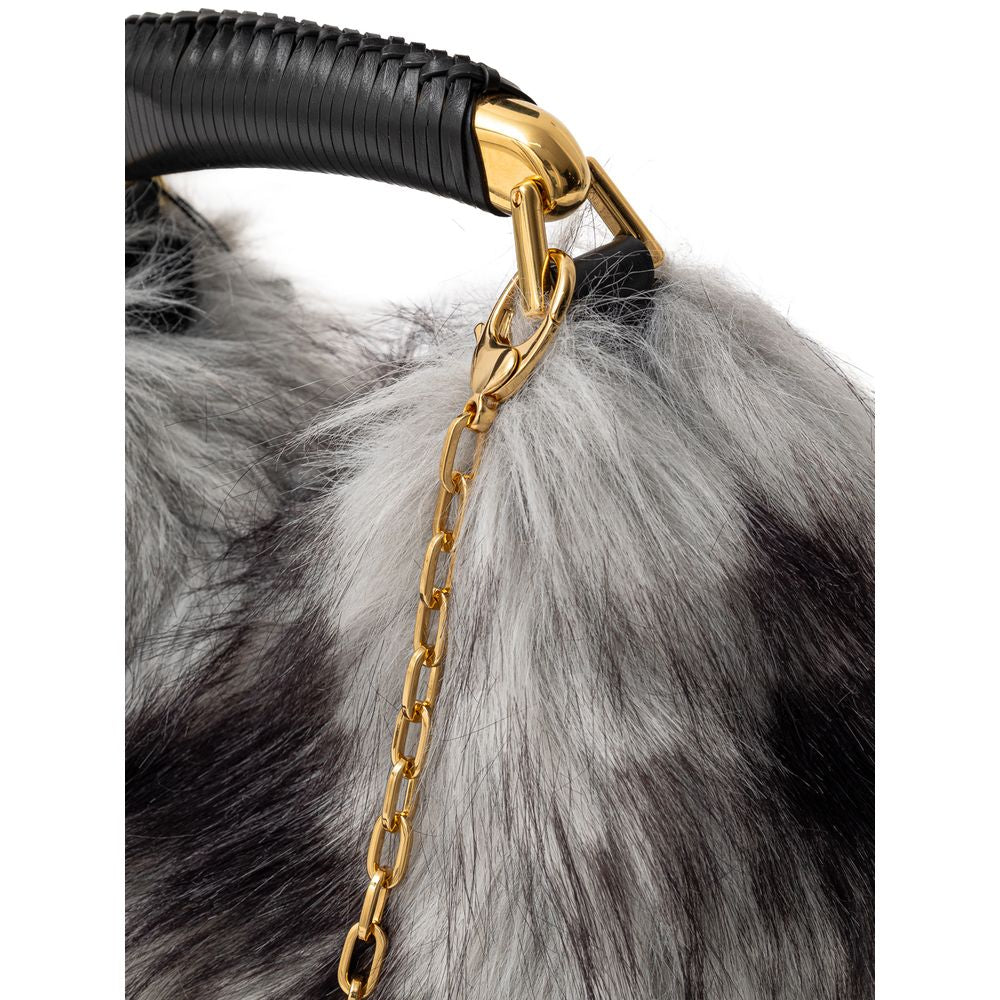 Bolsa de couro cinza Tom Ford