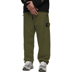 Calça jeans e calça de algodão verde Stone Island