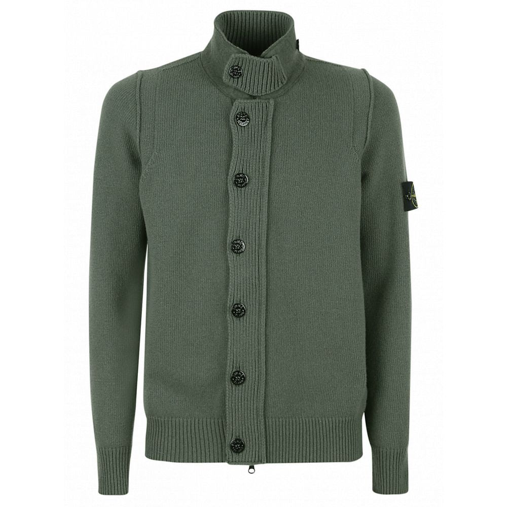 Suéter de lã verde Stone Island