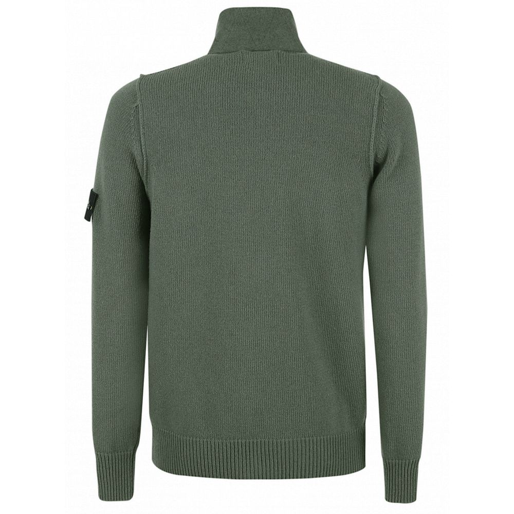 Suéter de lã verde Stone Island