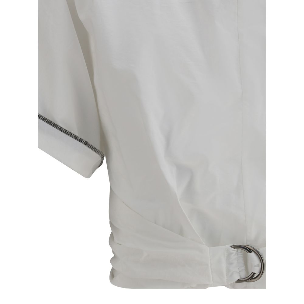 Blusa Brunello Cucinelli com fivela na cintura