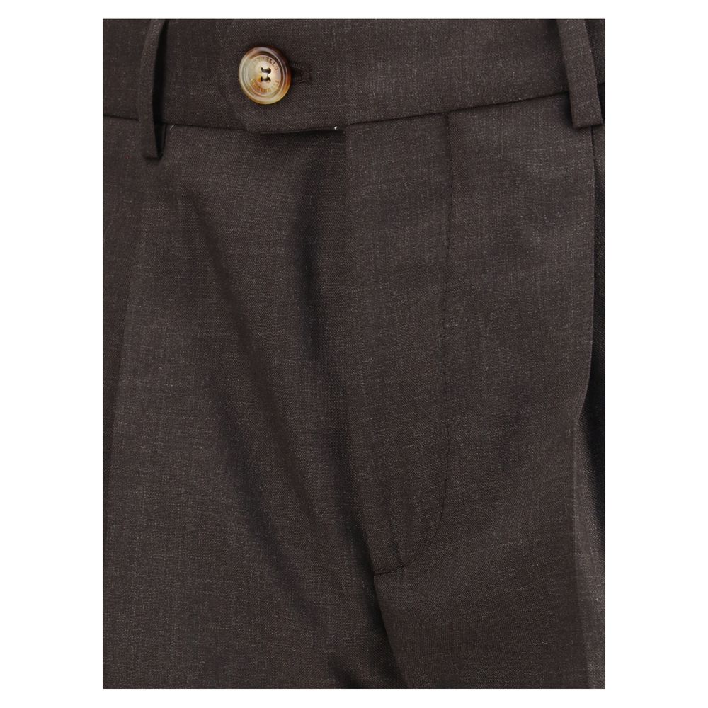 Calças de lã virgem Brunello Cucinelli