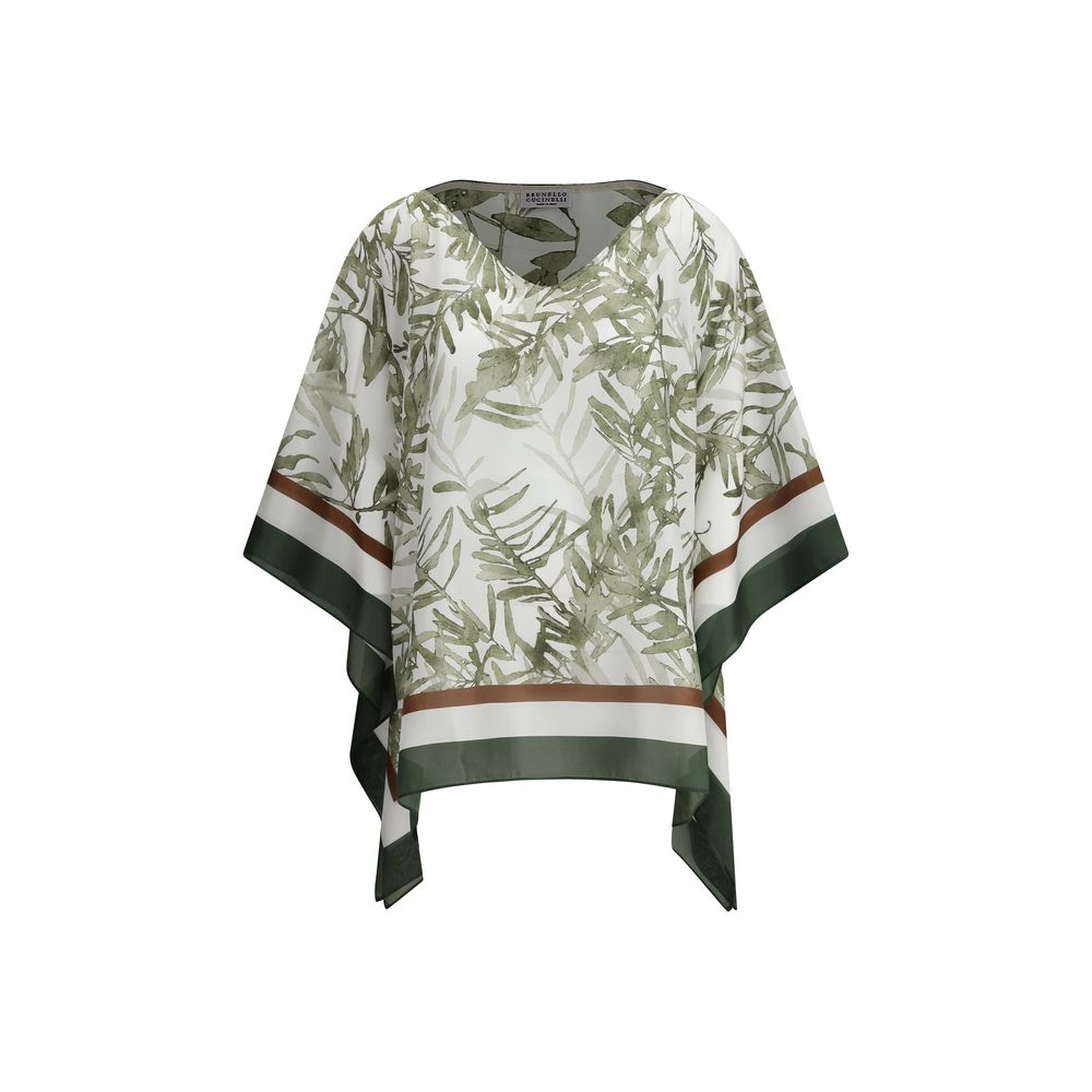 Blusa de seda Brunello Cucinelli